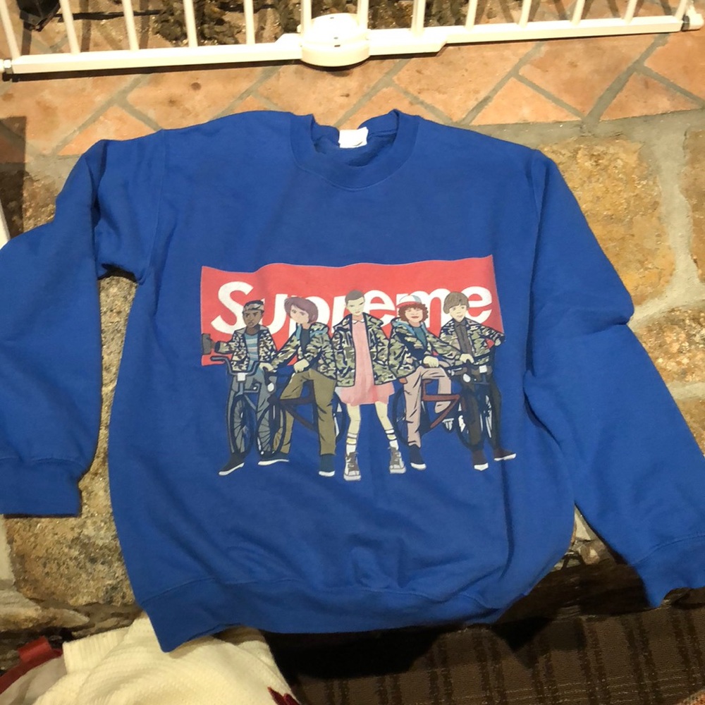Supreme/Stranger Things Collab Sweatshirt